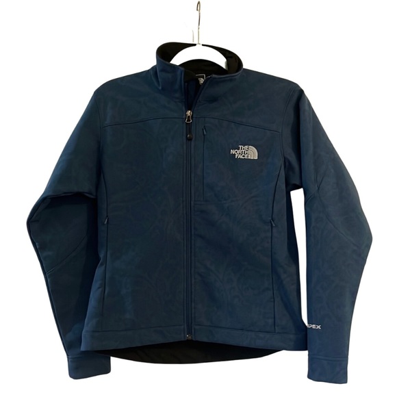 The North Face Jackets & Blazers - The North Face TNF Blue Patterned Apex Bionic Softshell Jacket